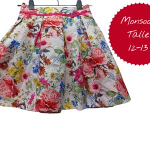 Pollera Monsoon . 12-13 años